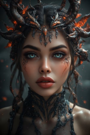 combine to create a fantasy image, detailed skin texture, subsurface scattering, realistic, rule of thirds, Asian-Less, Intricate details, High Detail, professional photography, 8K UHD, sharp focus, shot with a (Canon EOS 5D Mark IV DSLR Camera:1.2), More Detail, Realism, photorealistic