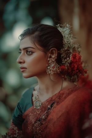 Beautiful women in saree, This breathtaking photograph, shot on a Canon 1DX with a 50 mm f/2.8 lens, beautifully showcases the raw and authentic beauty of life. high resolution 8k image quality,