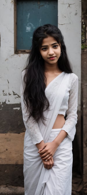 1girl, solo, long hair, black hair, twintails, jewelry, earrings, lips, realistic, beautiful mallu girl, 18 years old girl, outside, beautiful girl walking on the street , twintail hairstyle 
