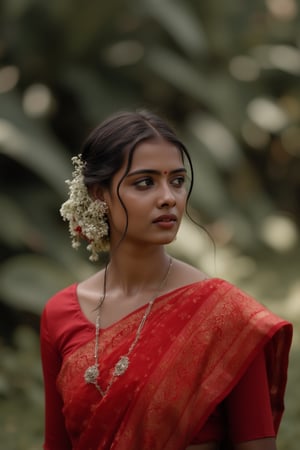 Beautiful women in saree, This breathtaking photograph, shot on a Canon 1DX with a 50 mm f/2.8 lens, beautifully showcases the raw and authentic beauty of life. high resolution 8k image quality,Girl25yo,Details 