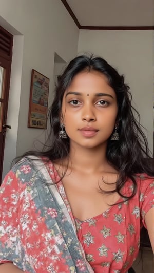 beautiful cute young attractive indian teenage girl, village girl, 18 years old, cute, medium black_hair, colorful hair, warm, dreass, in a car, full boddy, bangladesh,Size 32 25 34