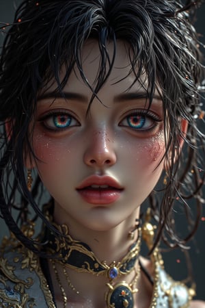 combine to create a fantasy image, detailed skin texture, subsurface scattering, realistic, rule of thirds, Asian-Less, Intricate details, High Detail, professional photography, 8K UHD, sharp focus, shot with a (Canon EOS 5D Mark IV DSLR Camera:1.2), More Detail, Realism, photorealistic