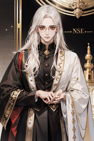 Once lived a Black long haired gorgeous pale skinned man who was often seen wearing glasses, having red eyes and a soft smile who was also an owner of the biggest bank and who had acces to the most gold in the world. He was rich enough to buy everyone