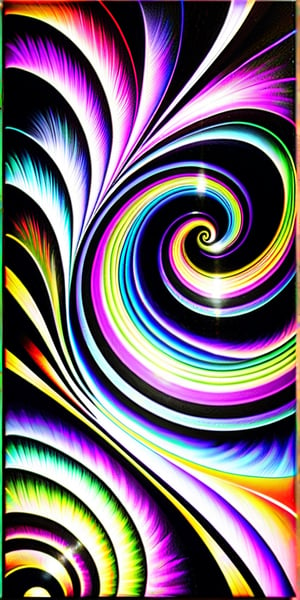 a painting With high-gloss car paint of colorful swirls on a high gloss  black background, psychedelic fractal art, psychodelic colors, psychedelic fractal pattern in Golden ratio, phi, intricate psychedelic patterns, colourful biomorphic opart, psychedelic artwork, fractal art, fractals swirling outward, colorful swirly ripples of magic, android jones and chris dyer, hyperdetailed colourful, intricate colorful masterpiece