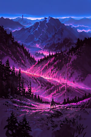 mountain in the nigth (intricate detail), (super detailed), 8k hdr, high detailed, soft cinematic lighting, dramatic atmosphere, atmospheric perspective,torch lighting,ray tracing,starry universe background,fate/stay background,pixel_art