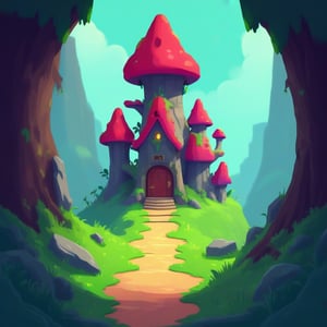 
flat 2D side-scrolling adventure game