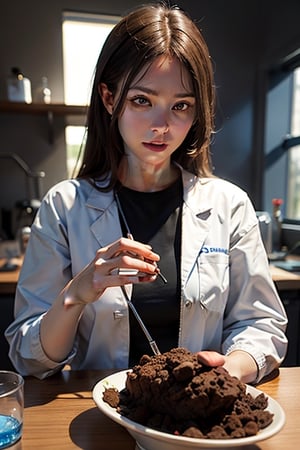 A scientist is shown in a lab, carefully analyzing soil samples.],xxmix_girl,Science Fiction,Germany Male