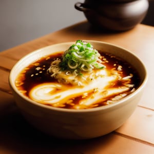 centered, a hot delicious ramen on a casserole dish platter, chopstick, in cozy  background, warm lighting, | depth of field, golden hour, | smooth detailed shadows, hyperealistic shadows, (saturated colors:1.2) | (game cg, unreal engine, pixar style), (3d model),