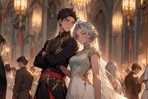 man's point of view:
my boy
the day the two of us
met our eyes
at the royal banquet
wearing dazzling dresses
standing from a distance
among so many people
I found you
my love
we look into others
felt as fate
as we know before
