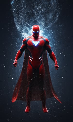 a action packed giant poster of, Quantum is a superhero with the power to manipulate time and space. Wearing a high-tech suit with a quantum energy core, he can slow down or speed up time, teleport, and create temporal anomalies. Quantum uses his abilities to protect the fabric of reality from those who seek to exploit it, in 4D rendering style (3DMM_V12) with the mdjrny-v4 style, depicting a mystifying and dark atmosphere with a touch of --chaos 90." "opl, red, ultra hd, realistic, vivid colors, highly detailed, UHD drawing, pen and ink, perfect composition, beautiful detailed intricate insanely detailed octane render trending on artstation, 8k artistic photography, photorealistic concept art, soft natural volumetric cinematic perfect light --q 99 --testp --chaos 90",pretopasin,MadeClinev001