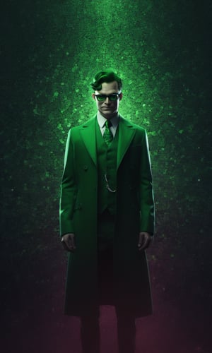 a giant 8K poster of, The Riddler, also known as Edward Nygma, is a brilliant and enigmatic criminal mastermind, renowned for his obsession with riddles and puzzles as he challenges Batman with complex mind games --q 99, in 4D rendering style (3DMM_V12) with the mdjrny-v4 style, depicting a mystifying and dark atmosphere with a touch of --chaos 90." "opl, red, ultra hd, realistic, vivid colors, highly detailed, UHD drawing, pen and ink, perfect composition, beautiful detailed intricate insanely detailed octane render trending on artstation, 8k artistic photography, photorealistic concept art, soft natural volumetric cinematic perfect light --q 99 --testp --chaos 90",pretopasin,MadeClinev001