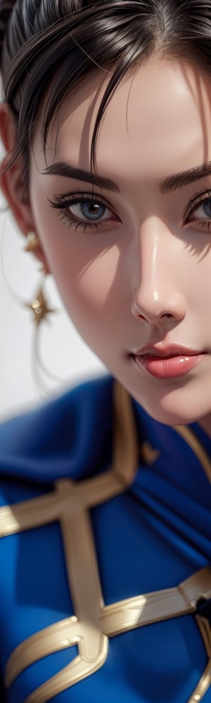 ((masterpiece, best quality)), chun li, sexy, curvy body, full body, detailed face, perfect eyes, detailed hands, street fighter, light contour, rtx reflections, mix of fantasy and realism. elements, vibrant manga, uhd image, crystal clear translucency, vibrant illustrations,SF2CL