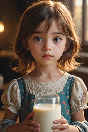 best quality, masterpiece, beautiful and aesthetic, vibrant color, Exquisite details and textures,  Warm tone, ultra realistic illustration,	(cute girl, 3year old:1.5),	cute eyes, big eyes,	(a sullen look:1.2),	16K, (HDR:1.4), high contrast, bokeh:1.2, lens flare,	siena natural ratio, children's body, anime style, 	head to thigh portrait,	(1girl,pouring tons of milk on her, milk are all over her body and become a beautiful dress, unreal, mystical, luminous, surreal, high resolution, sharp details, soft, with a dreamy glow, translucent, in 8k resolution, beautiful, without a background, stunning, a mythical being exuding energy, textures, breathtaking beauty, pure perfection, with a divine presence, unforgettable, and impressive.),	ultra hd, realistic, vivid colors, highly detailed, UHD drawing, perfect composition, beautiful detailed intricate insanely detailed octane render trending on artstation, 8k artistic photography, photorealistic concept art, soft natural volumetric cinematic perfect light ,photorealistic:1.3, best quality, masterpiece,MikieHara,