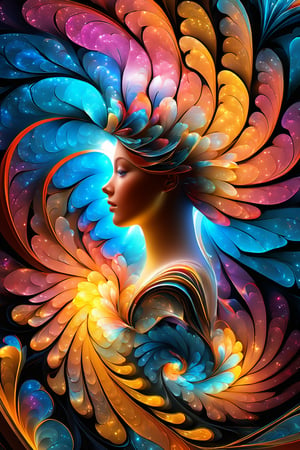 (masterpiece, top quality, best quality, official art, beautiful and aesthetic:1.2), (1girl), extreme detailed,(fractal art:1.3),colorful,highest detailed