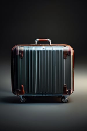 RAW natural photo OF travel trolley suitcase, futurist style, realistic, no friendly, ((full body)), sharp focus, depth of field, shoot, ,side shot, side shot, ultra hd, realistic, vivid colors, highly detailed, perfect composition, 8k artistic photography, photorealistic concept art, soft natural volumetric cinematic perfect light, black background studio, ADVERTISING SHOT
,Juno Temple
