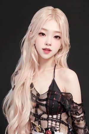 (close-up portrait:1.3) of Rose Blackpink, smiling, (red inidress:1.3), kpop Idol, contrapposto, best quality, ultra high res, (photorealistic:1.3), 1girl, small breasts, (in a nighclub:1.3), rose