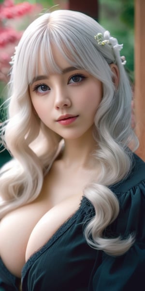 (masterpiece, best quality, photorealistic, 8k raw photo), (lolita_girl), white hair,  (depth of field, bokeh), daytime, detailed background, photorealism, hyper-detailed, Detail eyes, detail hand, detail face, detail hair,beauty, real life, realistic, beautiful hair ,real life,realistic,8k,beauty_mark,girly_hair, ,looking_at_viewer, slim body, full body, big boobs, massive boobs, huge boobs, huge ass, big ass, massive ass, big legs, huge legs, massive legs, nude, naked, no clothes, nipples, pussy