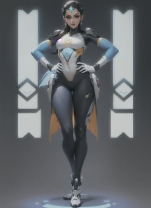 Full Body, Symmetra, Overwatch, tight clothing,