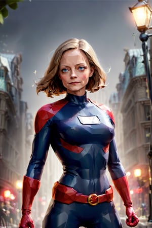 (Beautiful Jodie Foster as Elastigirl at movie), (stance pose ready to fight with punch hands), perfect anatomy, (creative background, intricated background), dark and gothic theme, hyper-detailed, intricated, high_res, (intricated details:1.2),cyberpunk style, ,detailmaster2,photo r3al