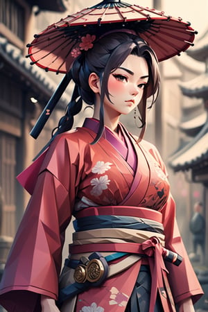 (Beautiful young samurai woman with motsly skin exposed ), (sagging breast), perfect anatomy, (creative background, intricated background), hyper-detailed, intricated, high_res, (intricated details:1.2),cyberpunk style, ,detailmaster2,photo r3al,s4lma,p3rfect boobs,cleavage