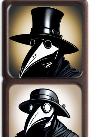 Plague Doctor design for every fan of steampunk and fantasy gothic art. -- Choose from our vast selection of magnets to match with your desired size to make the perfect custom magnet. Pick your favorite: Movies, TV Shows, Art, and so much more! Available in two sizes. Perfect to decorate your fridge, locker, or any magnetic surface with.
