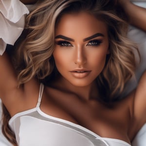 a beautiful woman, full body, cinematic lighting . highly detailed, perfect body, perfect skin, detailed eyes, makeup, beautiful face, eyeshadow, eyeliner, mascara, cheekbones, tan lines, ,photo r3al