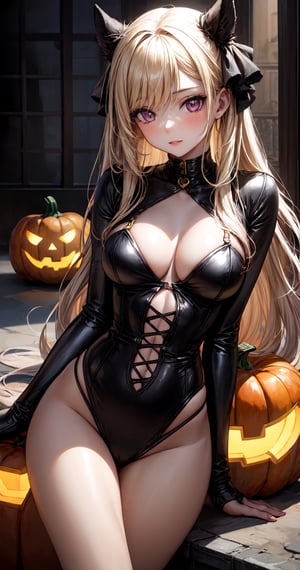 girl, pumpkin costume,
,KunoTsubakiv1