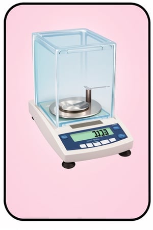 Analytical scale, gradient background color, Loteria