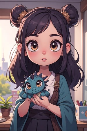 1girl,looking at viewer,dragon,LttDrg,CclFr