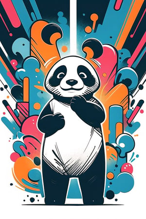 panda, abstract, highly detailed, surreal, vibrant colors, geometric patterns, mystical, ethereal
,WtrClr,SmpSk