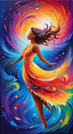  Envision an artist who brings her dreams to life on canvas, her vibrant imagination radiating as colors dance upon her brushstrokes, blurring the lines between reality and fantasy