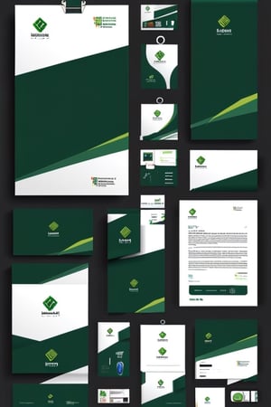 Epic Branding, dark green, black