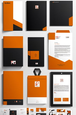 Epic Branding, orange, black