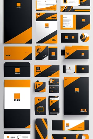 Epic Branding, orange, black