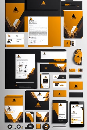 Epic Branding, orange, black