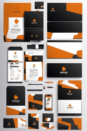 Epic Branding, orange, black