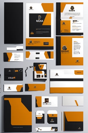 Epic Branding, orange, black