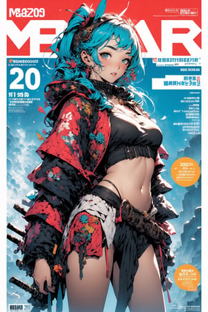 (magazine cover:1.5),anzhcmiku