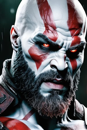 Kratos from God of War (2018) as a cyborg :: Cyberpunk Adam Smasher, volumetric fog, perfect composition, insanely detailed, 4k, HDR
Negative prompt: painting, drawing, illustration, glitch, deformed, mutated, cross-eyed, ugly, disfigured,
Negative prompt: (worst quality, low quality, 3d, 2d), open mouth, tooth,ugly face, old face,