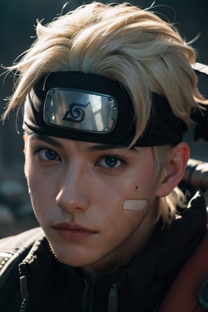 Naruto boy portrait, cinematic lighting, HDR, hatake Kakashi, Photorealistic, Hyper-detailed, Super-resolution, DSLR, white_hair,  
