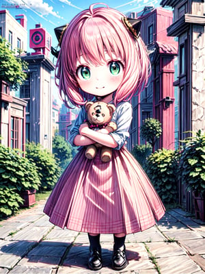 Anya,perfect girl,pose,Carrying a teddy bear,8 year old girl,loli,magazine cover,beautiful,kid,Pink hair
nahida , best quality, masterpiece, a very delicate and beautiful, (one little and cute girl at the center:1.2), (solo:1.3), outdoors,
