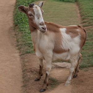 Photo of a goat, Highly detailed, 8 k, 