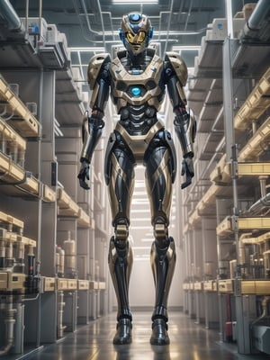 A scientist is standing and talking with a robot in a laboratory. laboratory atmosphere Equipped with technological equipment, real photos, high definition 24K,hackedtech,l4tex4rmor