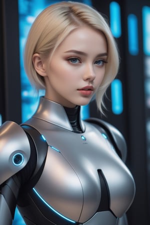 (best quality:1.3),masterpiece,high resolution,photo,realistic,4k,unreal,1 girl,active pose,
standing in front of video wall,hand touching screen,multiple robots,future metropolis,low light,
  blonde hair, grey eyes, full lips,
  gynoid, fembot,
outdoors, futuristic, fullbody
,character,rubbersuit02