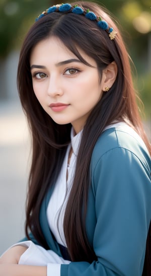 Close-up portrait of beautiful woman,rare beauty and charm.Age : 30,She is of Iranian,Turkmen, and Iraqi Arab descent on her father side,and of Iranian,Azerbaijani,and Kurdish,descent on her mother’s side,ultra realistic,bokeh,portre,high-quality,FUJIFILM XT3,secular background,Lisbon,liberal background.