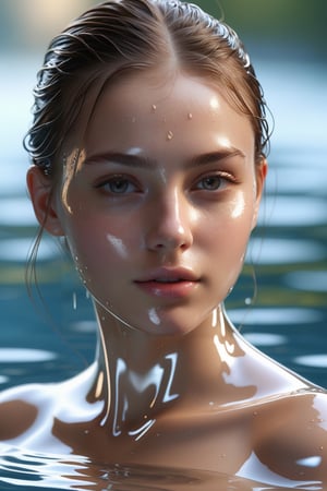 ((image of a girl fully sculpted from water)), ((water head to toe)), embodying fluidity and grace, ((girl made of water)), ((skin replaced as water)), ((fully transparent skin)), ((transparent skin)), ((translucent skin)), ((transparent face)), ((water as face)), closeup, realistic, detailed, ultra detailed realistic illustration, ultra high definition, 8k, unreal engine 5, ultra sharp focus, highly detailed, vibrant, cinematic production character rendering, very high quality model, hyper detailed photography, soft light, more detail XL