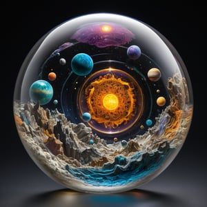  ((View through a big glass bubble into:1.6) another vibrant solar system:1.5), dark palette,  high resolution and contrast and colour contrast,  intricately textured and extremely subtle detailed,  detailmaster2,  side-light, (ultra quality,  fine artwork),art_booster,more detail XL