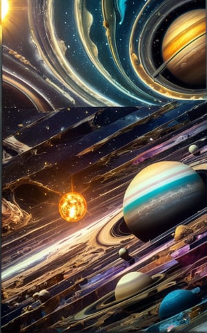  (Another vibrant solar system:1.9),  dark palette,  high resolution and contrast and colour contrast,  intricately textured and extremely subtle detailed,  detailmaster2,  side-light, (ultra quality,  fine artwork) 