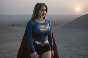 36DD boobs, supergirl, full body photograph with no light,watching at camera, berlliana lovell face, wide shoulder, b3rli,b3rli,sll,wearing hijab, LinkGirl, fighting, black hair detail,ssyy, sunrises, detail skin, moist,zls