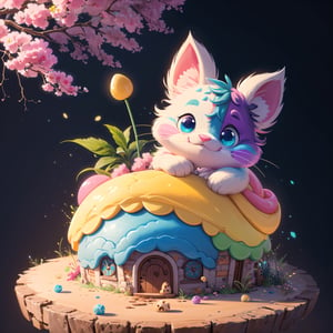 (masterpiece, best quality:1.2), 8k, top quality, cryptids, cookie with a cute face, highly detailed, 3d, beautiful, personification, adorable, cute, (gradients), sweet, shiny, delicious, bloom, volumetric lighting, (fantasy), candyland, smooth, extremely detailed,cryptids,retro artstyle